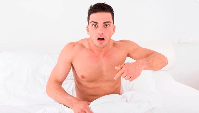 Vīrietis ir pārsteigts par mājas dzimumlocekļa palielināšanas rezultātu